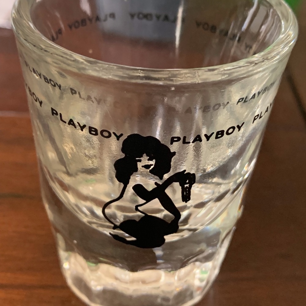 Vintage Playboy Bunny With Keys Shotglass